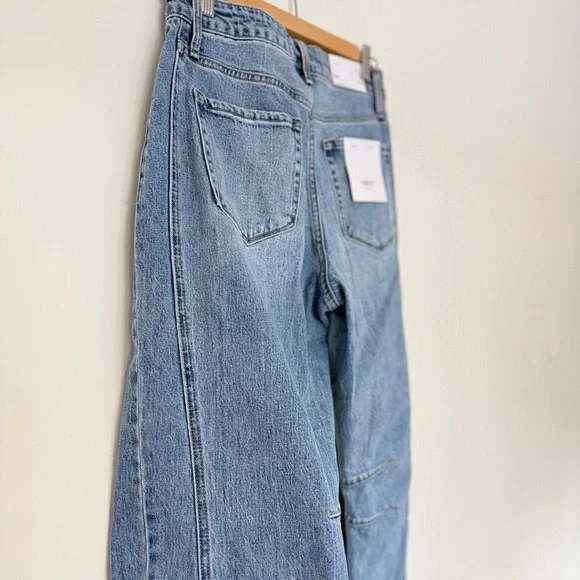 Vervet Blue Women's Kate Barrel Fit Jeans - Light Blue - Picture 8 of 16